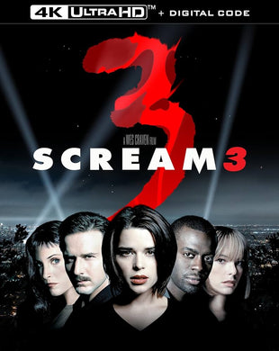 Scream 3 (2000) Vudu 4K or iTunes 4K code