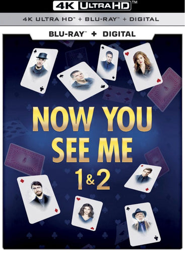 Now You See Me 1 and 2 Collection (2013; 2016) Vudu 4K or iTunes 4K code