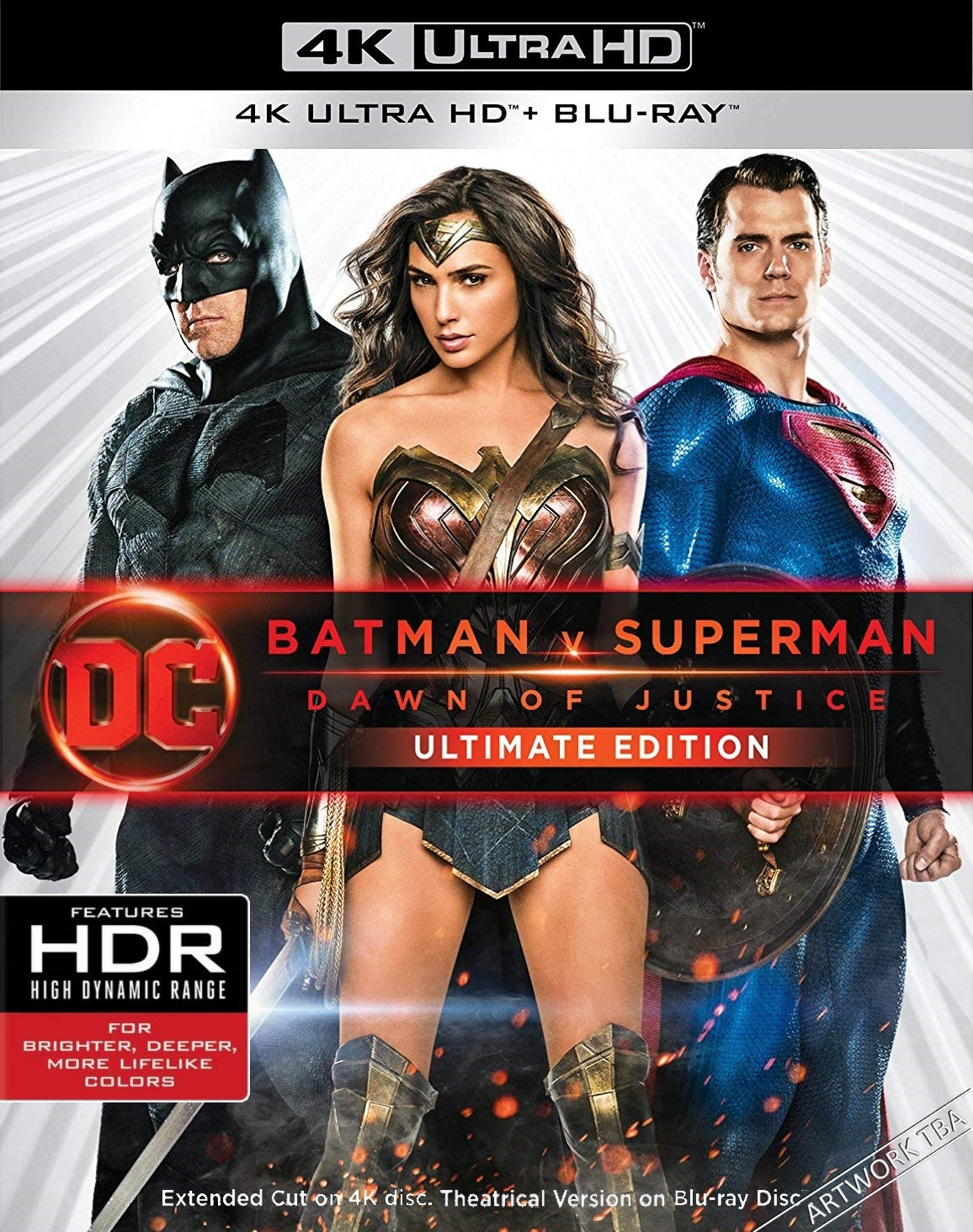DC's Batman V Superman: Dawn of Justice [Extended Version Included*] (2016) Vudu or Movies Anywhere 4K code