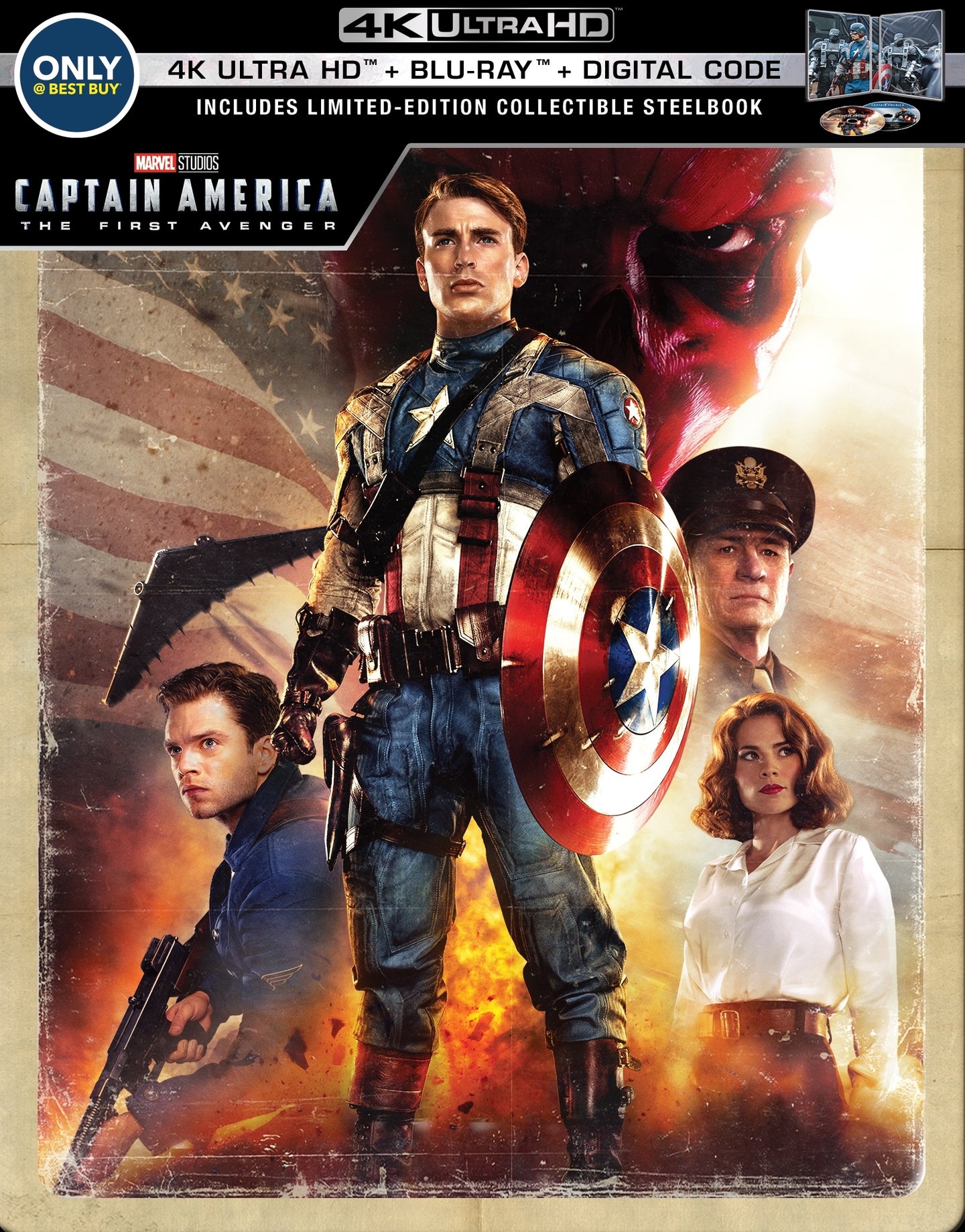 Captain America: The First Avenger (2011: Ports Via MA) iTunes 4K code