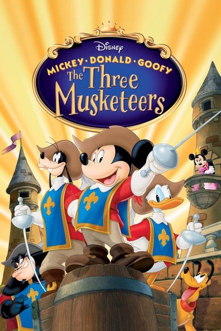 Mickey, Donald, Goofy: The Three Musketeers Vudu or Movies Anywhere HD redemption only