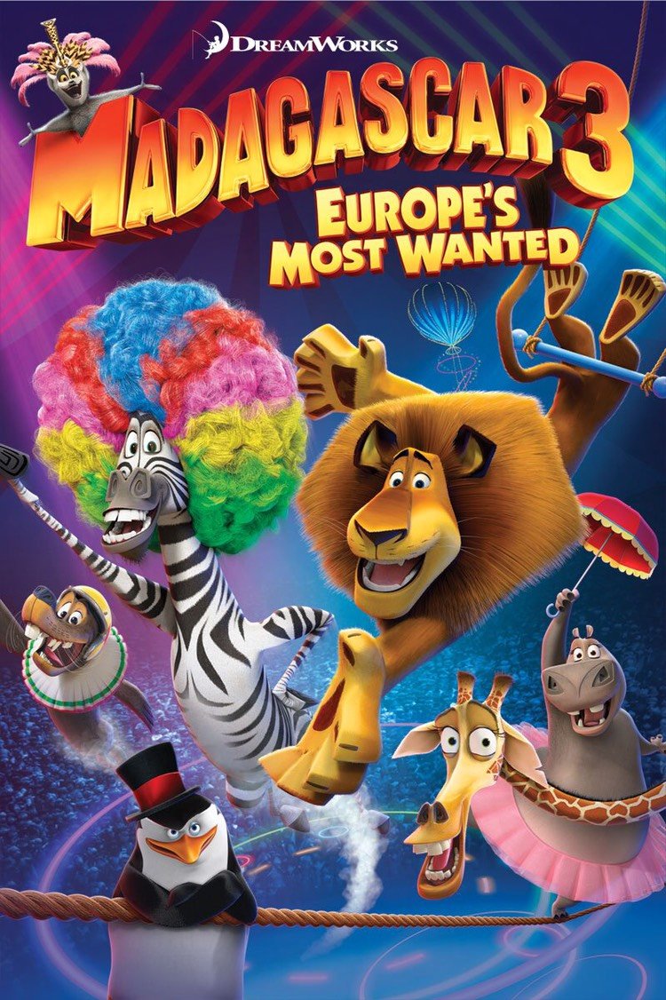 Madagascar 3: Europe's Most Wanted (2012) Vudu or Movies Anywhere HD code