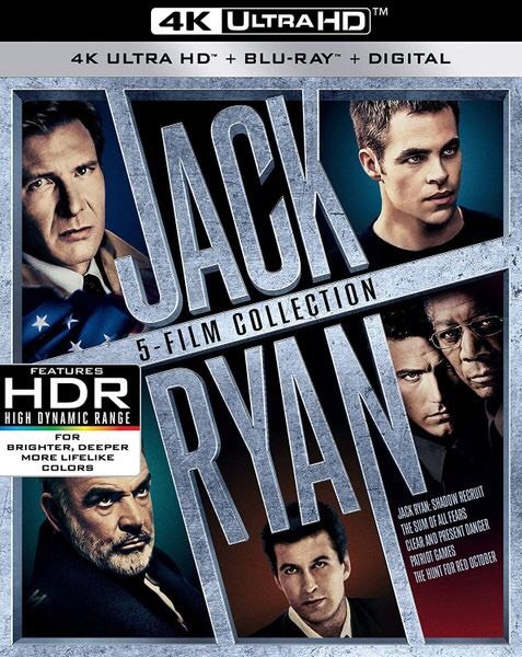 Jack Ryan 5 Film Collection iTunes 4K redeem only