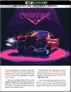 Christine (1983) Vudu or Movies Anywhere 4K code