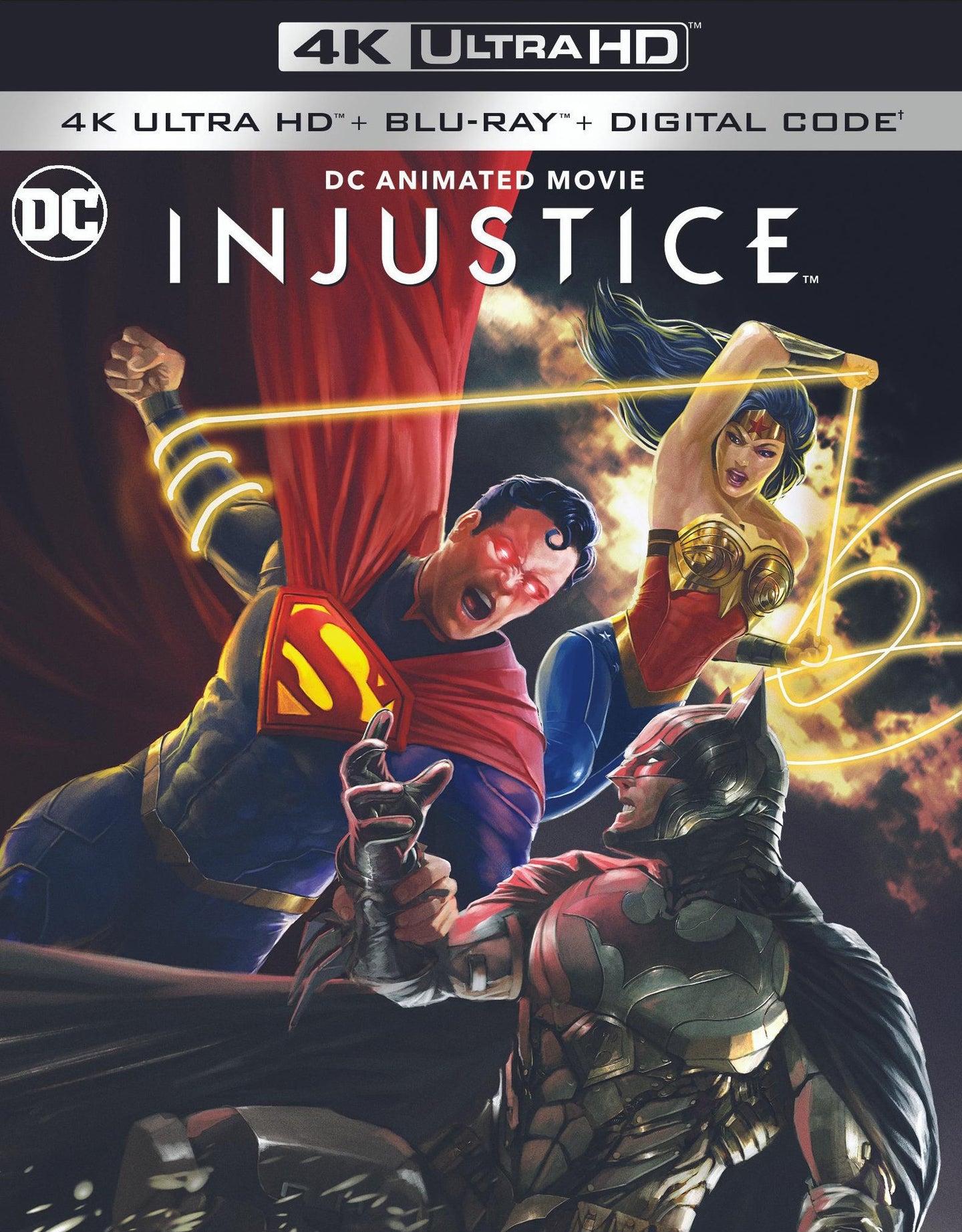 DCEU's Injustice (2021) Vudu or Movies Anywhere 4K code