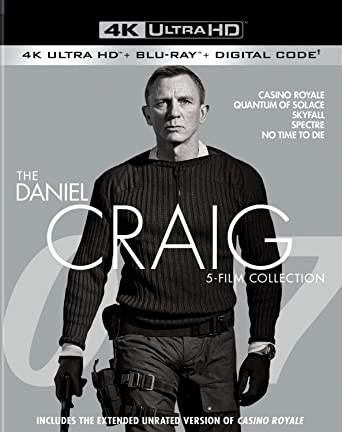 007 James Bond: Daniel Craig 5-Film Collection (2006-2021) Vudu 4K code