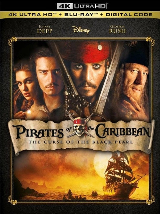 Pirates of the Caribbean: The Curse of the Black Pearl (2003) Vudu or Movies Anywhere 4K code