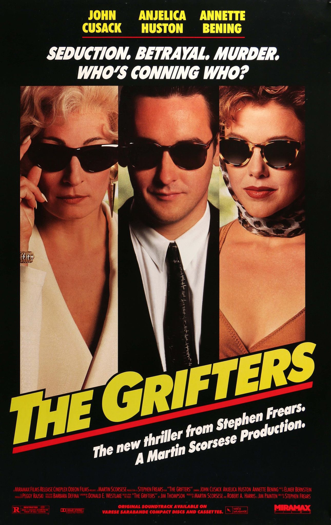 The Grifters (1990) Vudu HD or iTunes HD code