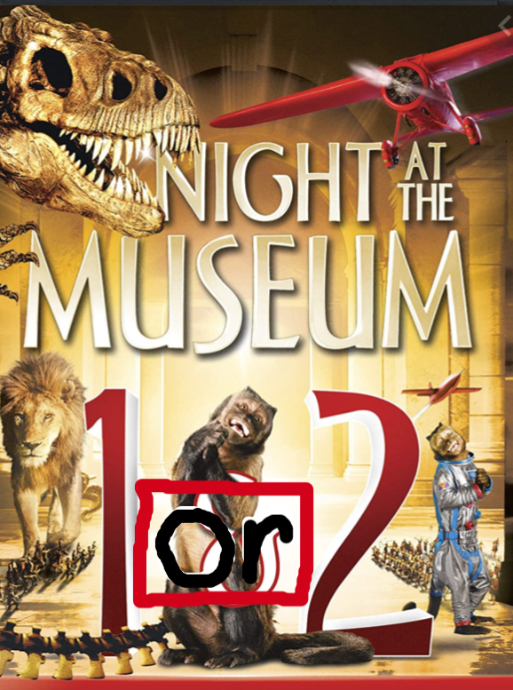 Night at the Museum (2006) // [OR] // Night at the Museum: Battle of the Smithsonian (2009) Vudu or Movies Anywhere HD code