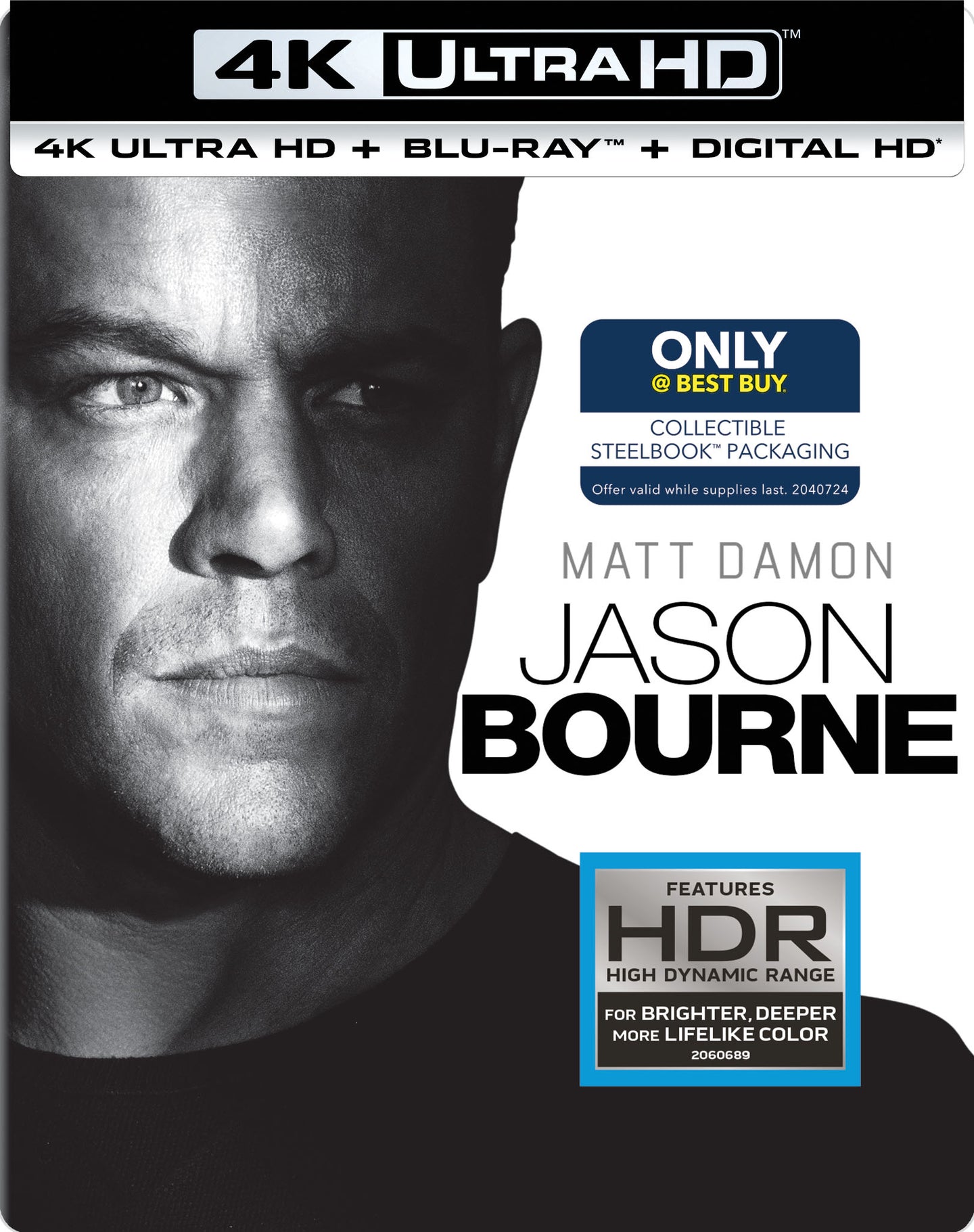 Jason Bourne (2016) Vudu or Movies Anywhere 4K code