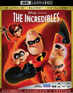 The Incredibles (2004) Vudu or Movies Anywhere 4K redemption only