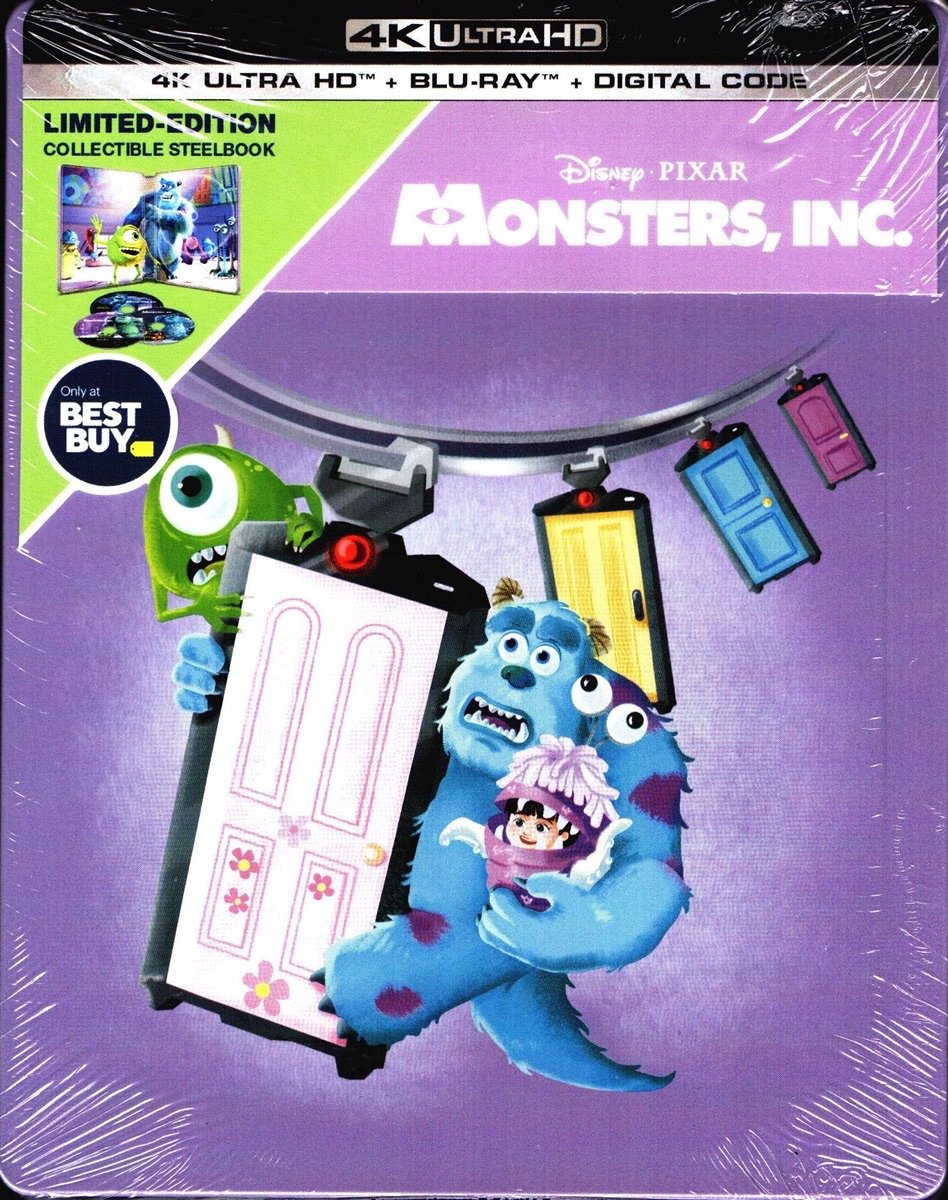 Monsters Inc. (2001: Ports Via MA) iTunes 4K code