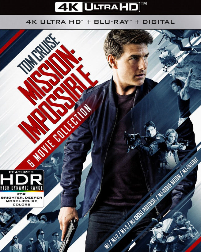 Mission Impossible: 6 Movie Collection Vudu 4K redemption only