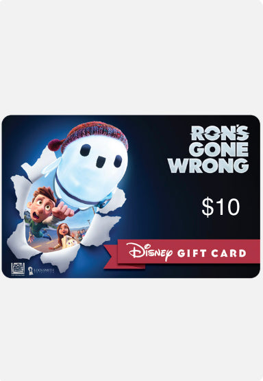 $10 Disney E-Gift Card Redemption Code