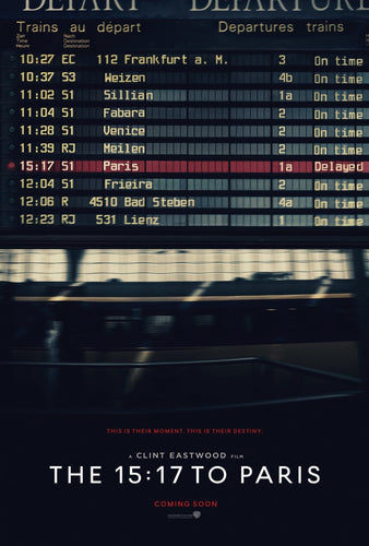 15:17 to Paris (2018) Vudu or Movies Anywhere HD code