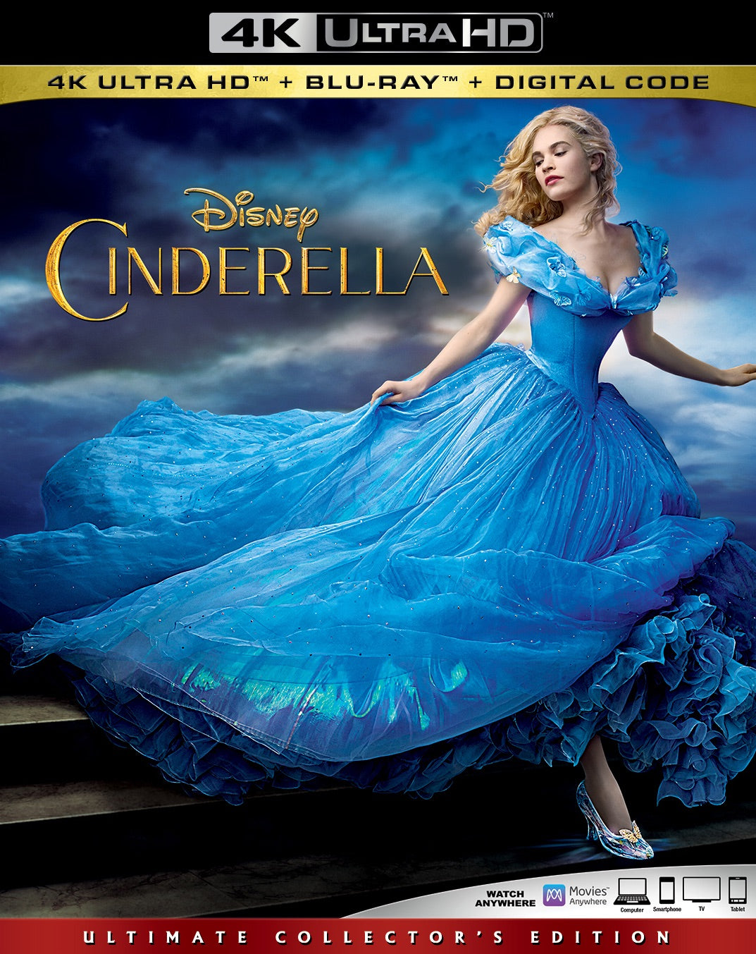 Cinderella (2015) Vudu or Movies Anywhere 4K redemption only