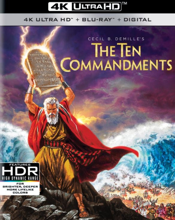 The Ten Commandments (1956) Vudu HD or iTunes 4K code