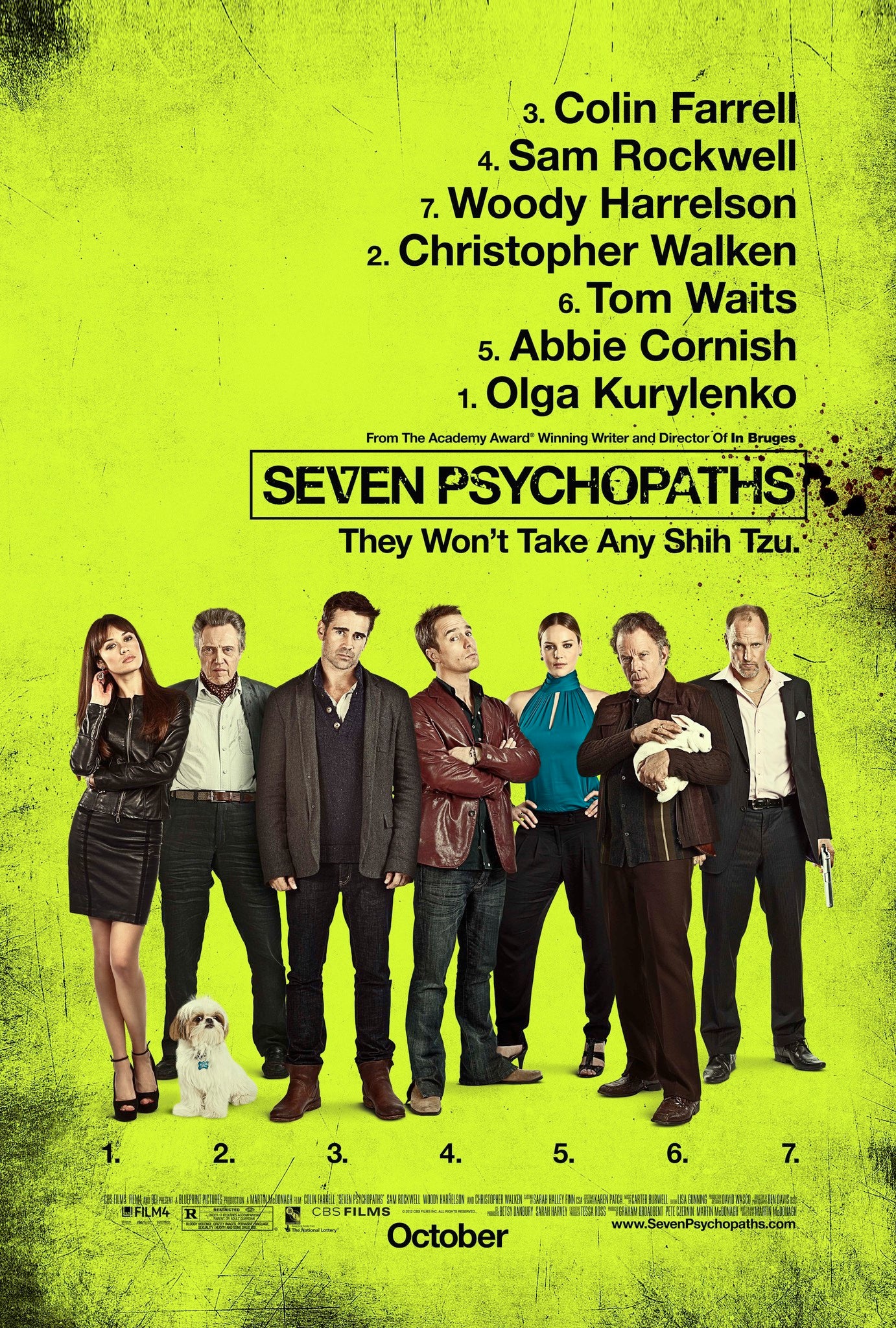 Seven Psychopaths (2012) Vudu or Movies Anywhere HD code