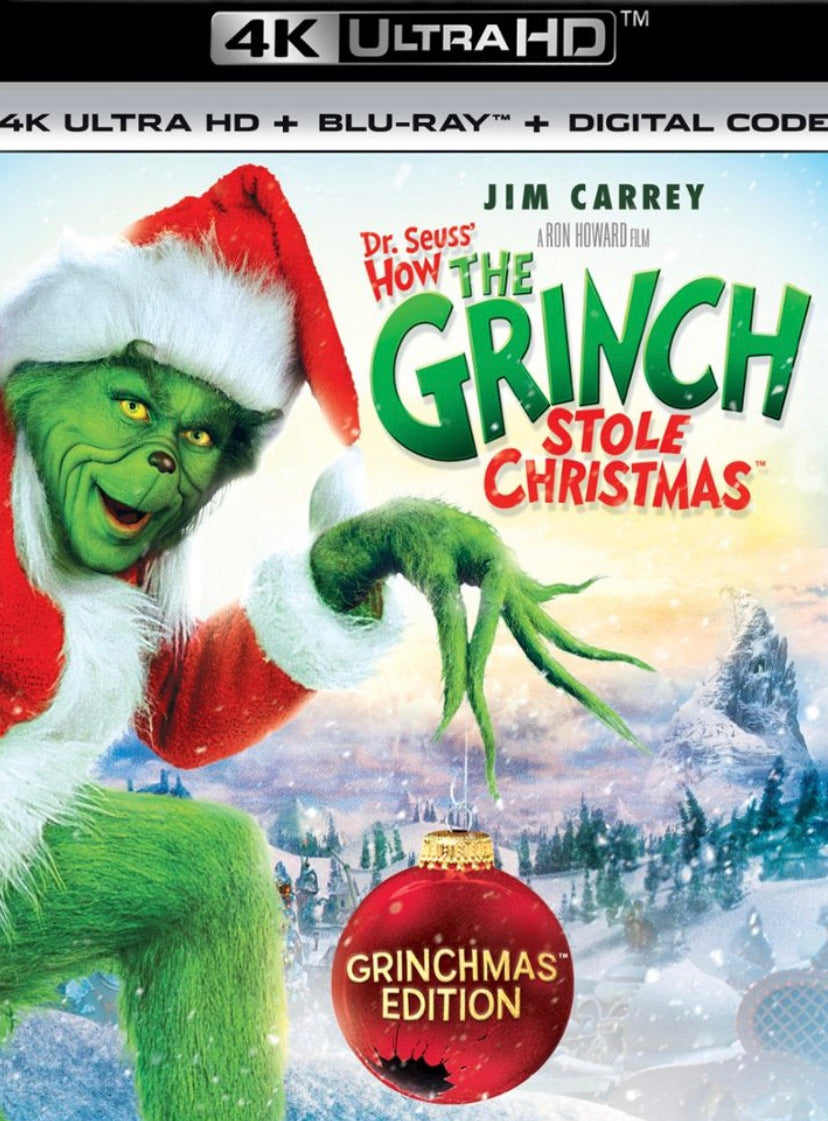 Dr. Seuss’ How The Grinch Stole Christmas (2000) Vudu or Movies Anywhere 4K redemption only
