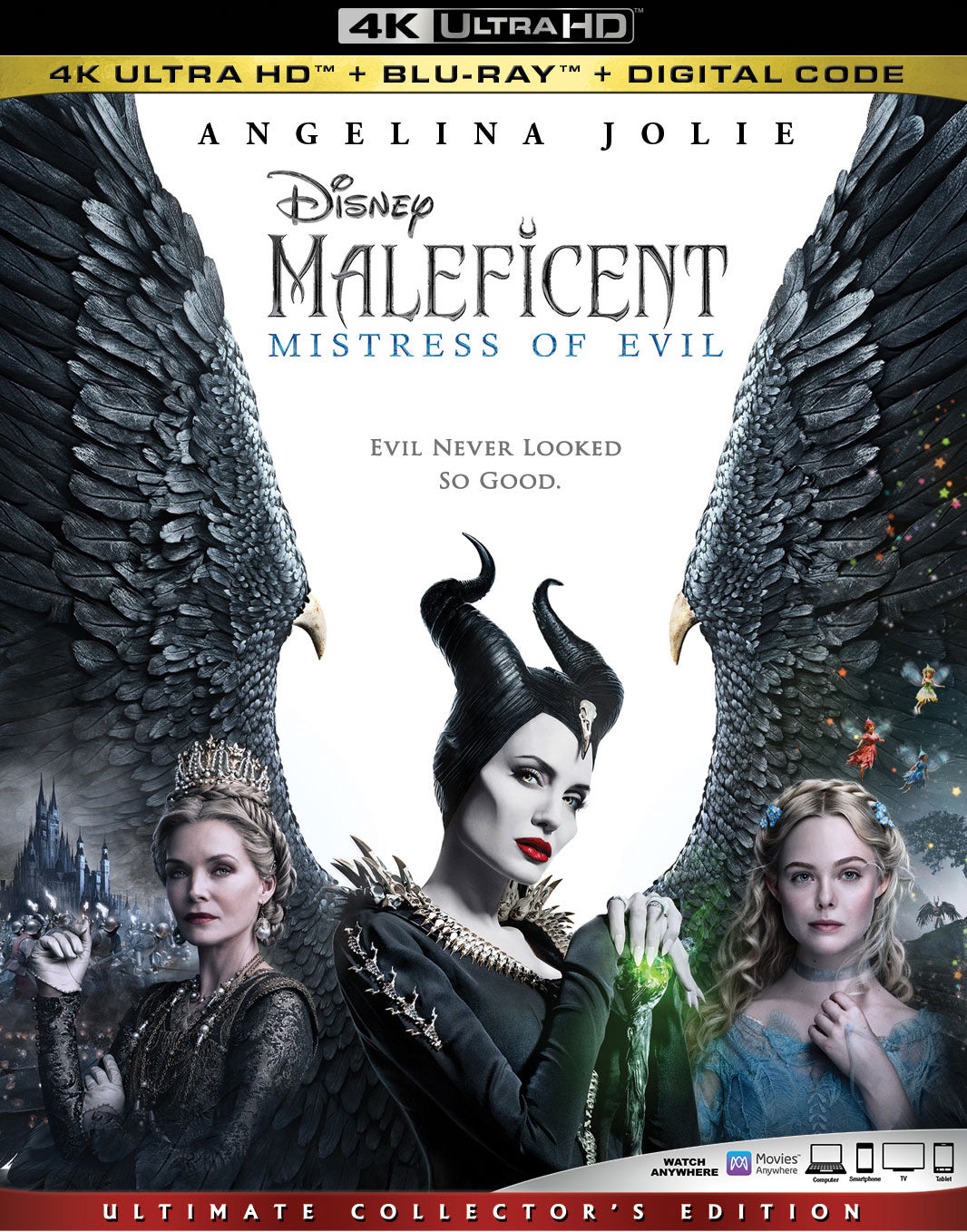Maleficent: Mistress of Evil (2019) Vudu or Movies Anywhere 4K redemption only