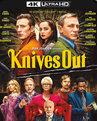 Knives Out (2019) Vudu 4K or iTunes 4K code
