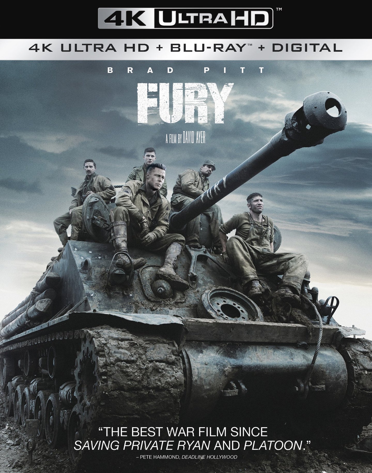 Fury (2014) Vudu or Movies Anywhere 4K code
