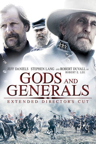 Gods And Generals Director's Cut Vudu or Movies Anywhere HD code