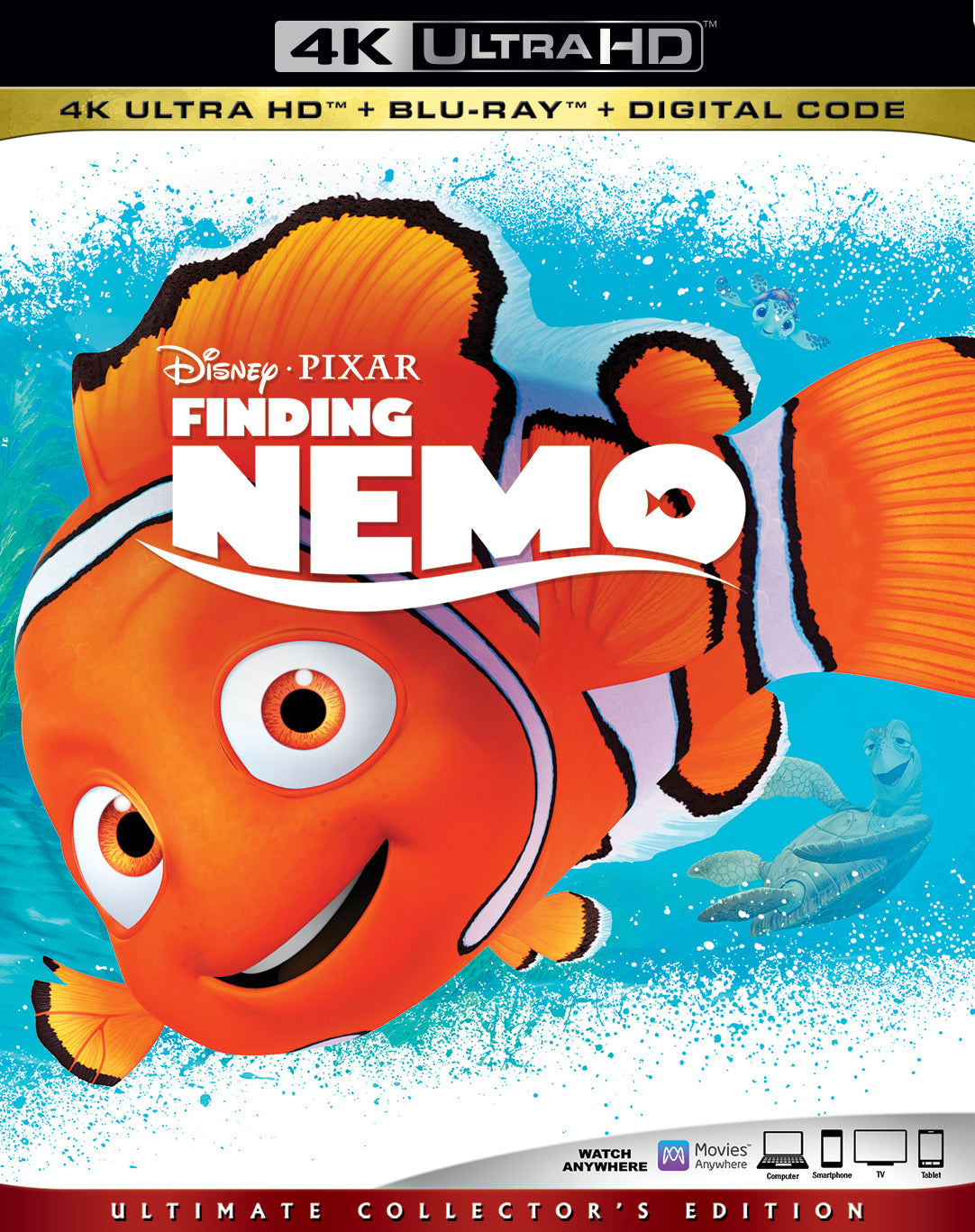 Finding Nemo (2003) Vudu or Movies Anywhere 4K redemption only