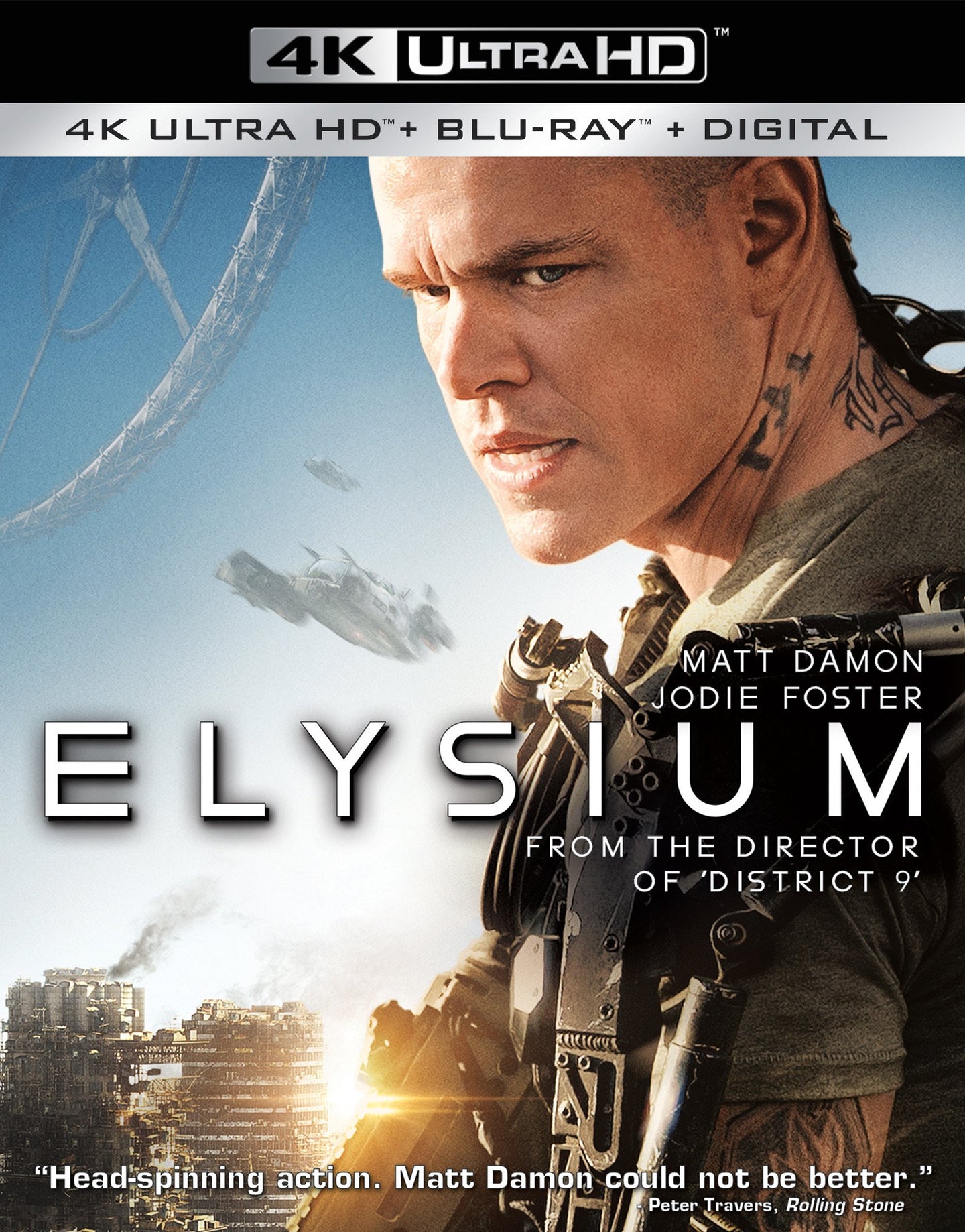Elysium (2013) Vudu or Movies Anywhere 4K code