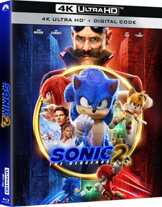 Sonic The Hedgehog 2 (2022) Vudu 4K or iTunes 4K code