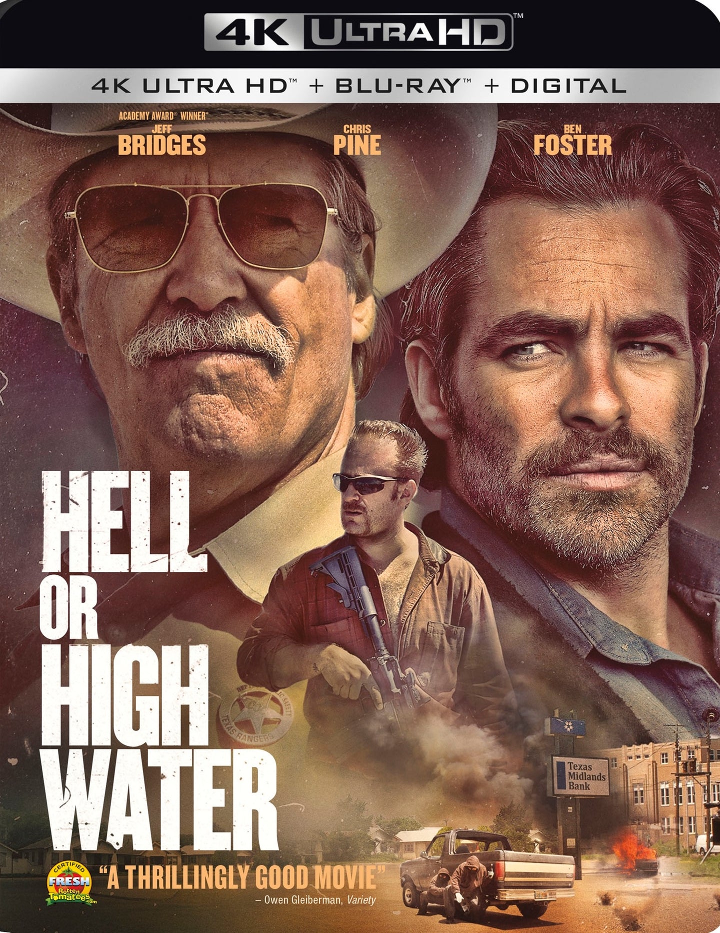 Hell or High Water (2016) Vudu 4K or iTunes 4K code
