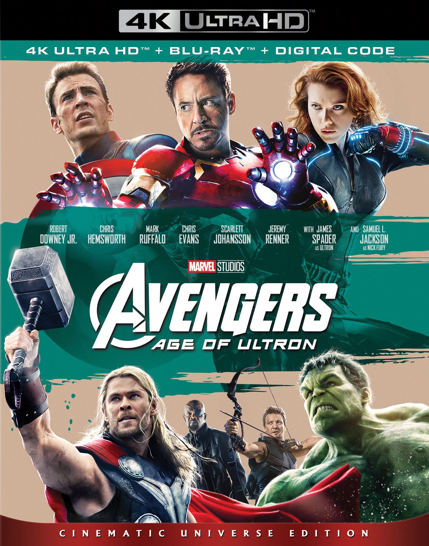 The Avengers: Age of Ultron (2015) Vudu or Movies Anywhere 4K redemption only
