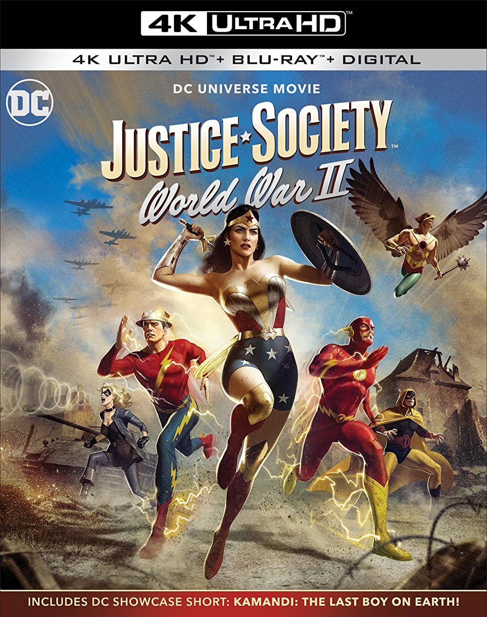 DCEU’s Justice Society World War II (2021) Vudu or Movies Anywhere 4K code