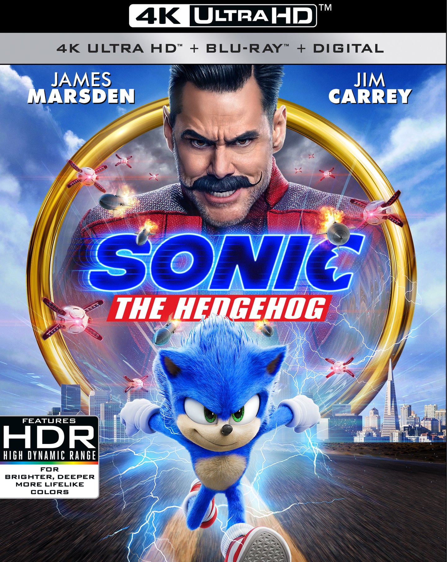 Sonic The Hedgehog (2020) Vudu 4K or iTunes 4K code