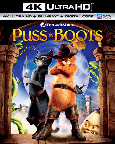 Puss in Boots (2011) Vudu or Movies Anywhere 4K code