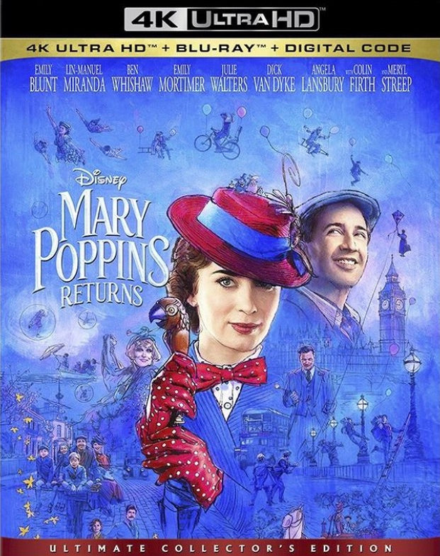 Mary Poppins Returns (2018) Vudu or Movies Anywhere 4K redemption only