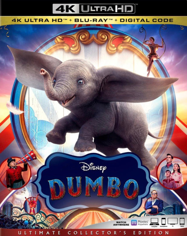 Dumbo (2019) Vudu or Movies Anywhere 4K redemption only