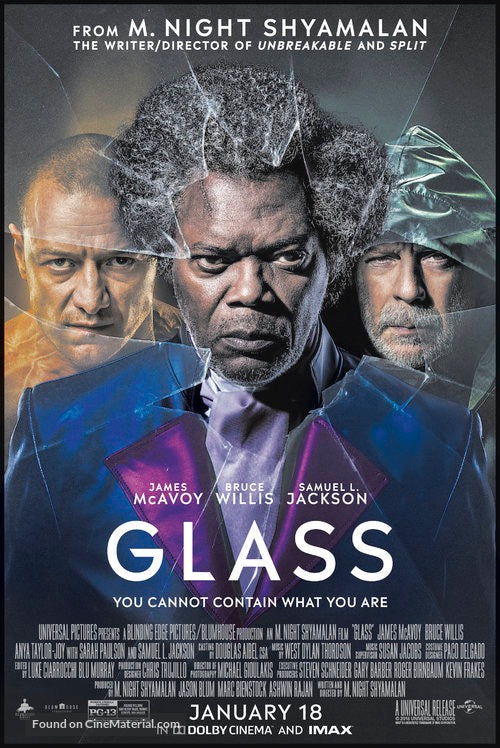 Glass (2019) Vudu or Movies Anywhere HD code
